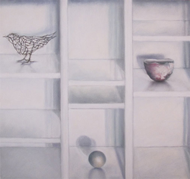 Serenity Series - Shelf Life #1 - pastel painting on paper
