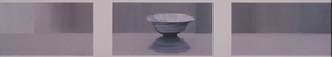 pastel triptych of single bowl